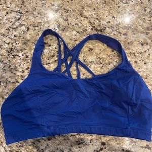 Lululemon Blue Sports Bra Size 14